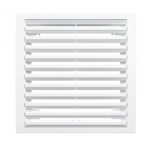 Решетка накладная ERA 3535РР 350х350 мм разъемная белая